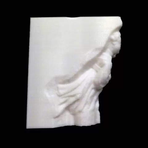 Fragment of a Chimney with depiction of a couple by Scan The World
