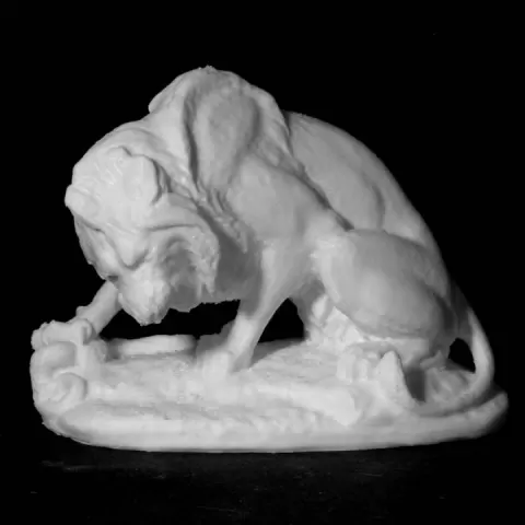 Lion and Serpent at The Musée des Beaux Arts, France by Scan The World