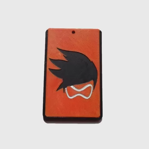 OVERWATCH - TRACER - ID card holder Credit Card Bus card case keyring by Marco Morata