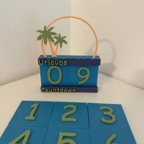Urlaubs Countdown / Vacation Countdown