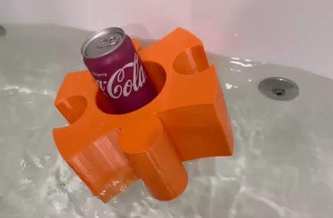 Floating puzzle holder