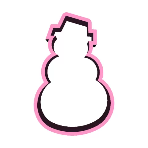 snowman cookie cutter - KMF DESIGNS