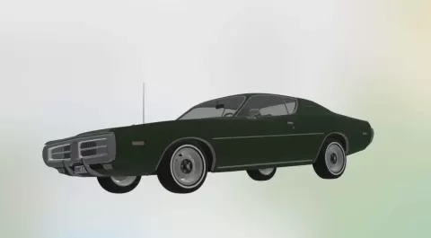 carro Dodge - Edlu3D