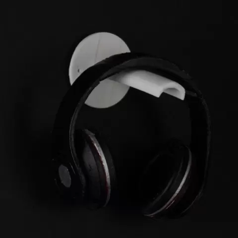 Wall Mounted Headphone Stand without endcap by Alex Chow