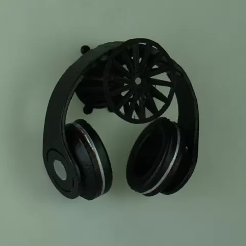 headphone wall mount model by Nathan Haydon