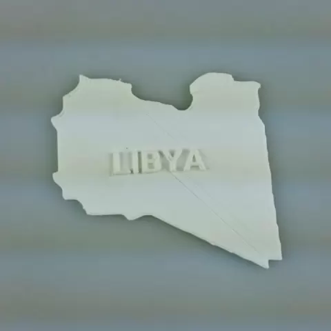 Map of Libya by Deepak Devmore