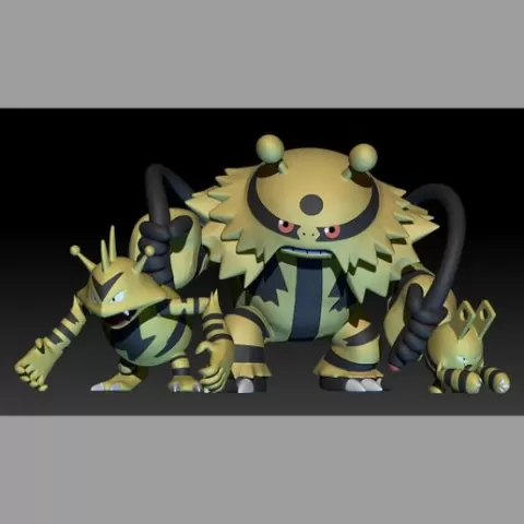 Pokemon Elekid Eletabuzz Electivire