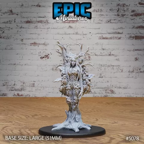 Treant Female / Twig Creature / Branch Beast / Woodland Guardian / Forest Spirit / Sentient Tree / Nature Guard / Swamp Army by Epic-Miniatures