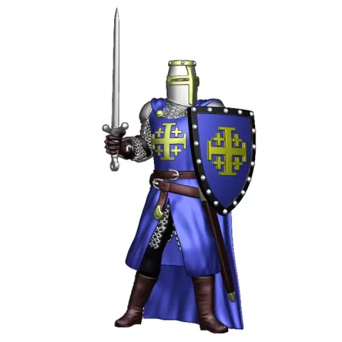 Order of the Holy Sepulcher of Jerusalem crusader Infantry 4 by ARTMARKEVYCH