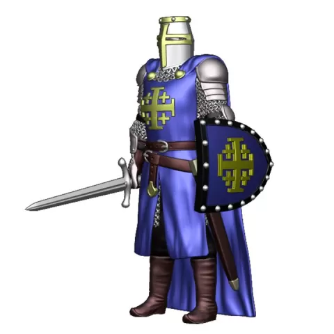 Order of the Holy Sepulcher of Jerusalem crusader Infantry 3 by ARTMARKEVYCH