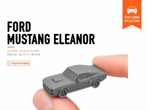 Tiny Ford Mustang Eleanor - Mini Cars Series