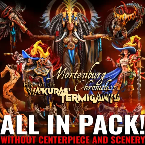 Mortenburg Chronicles: Hive of the Wa'Kura Termigants (without Centerpiece and Scenery) by Heroes Infinite