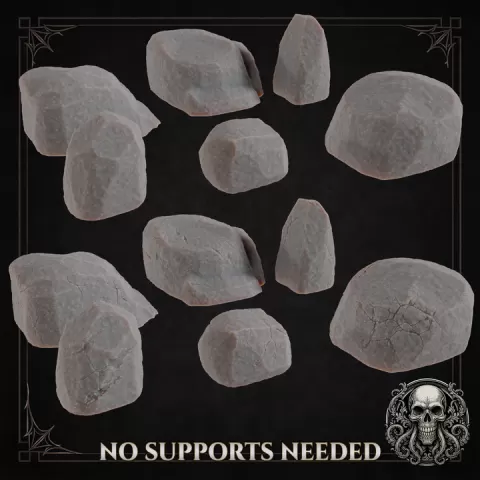 Rock Formations – Set 1 by ChthonianGodsStudio