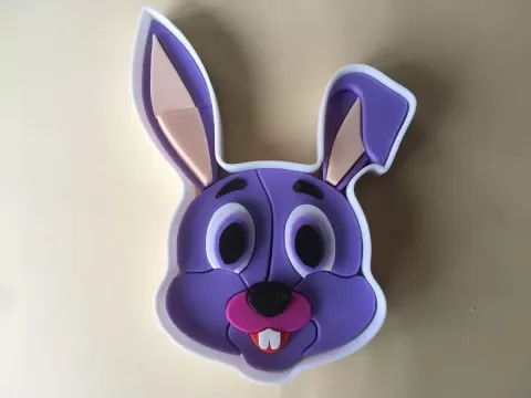 3D puzzle - Rabbit face