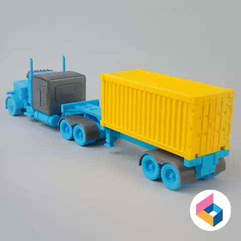 Container scale model