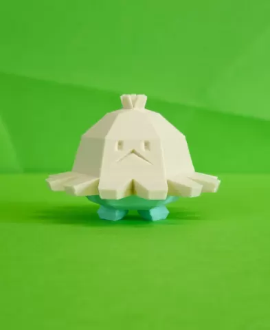 Shroomish Low Poly Pokemon