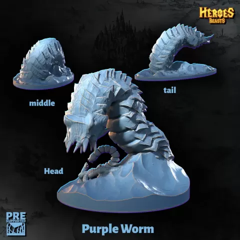 Purple worm