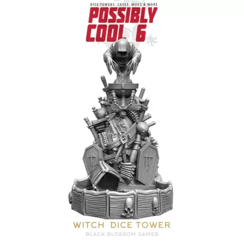 T6T05 Witch Dice Tower :: Cool Dice Towers 6 :: Black Blossom Games by Black Blossom Games