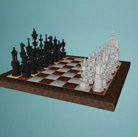 Chess Custom design STL models