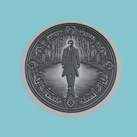 One Flew Over the Cuckoo's Nest Movie Medallion One Flew Over the Cuckoo's Nest 3d Model Stl Obj