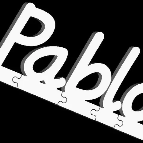 Name PABLO letters