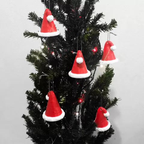 Christmas (Santa) Hat Tree Ornament - Hyper3Dprint