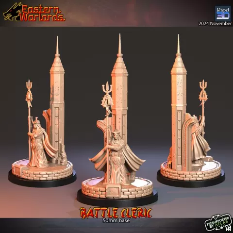 Battle Cleric by Papel 3D