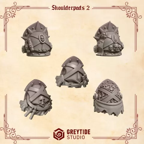 Shoulder pads 2 CL by GreyTide Studio