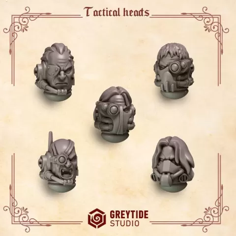 Tactical Heads CL by GreyTide Studio