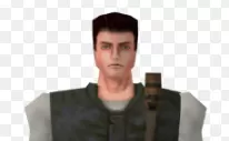 Chris Redfield Original Low Poly Version & Stand