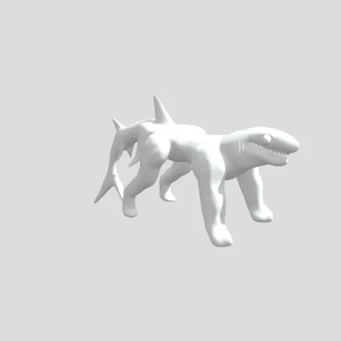 Shark Creature by Sar