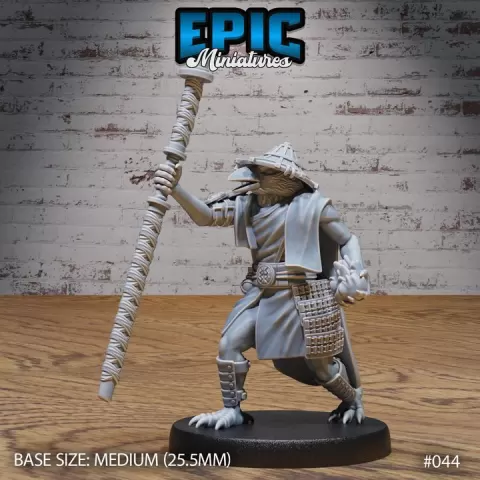 Kenku Bird Tribe Wizard / Avian Humanoid / Crow Folk Fighter / Birdfolk Warrior / Raven Creature / Wild Forest Animal Beast / Vagabond Encounter by Epic-Miniatures