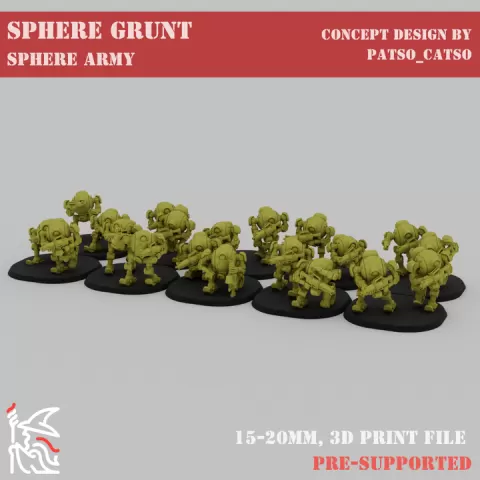[Sphere Army] Sphere Grunts by Filamentio
