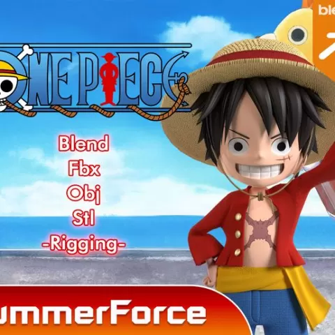 Monkey D Luffy SD - One Piece