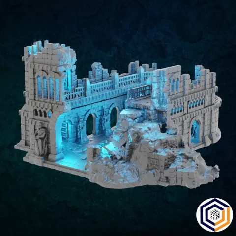 Hall of Kings Ruined ~ Kingdom of Tor Ithilas by Conquest Creations