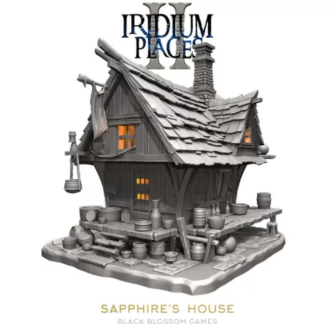 IDP02S07 Sapphire's House :: Iridium Places 2 :: Black Blossom Games by Black Blossom Games