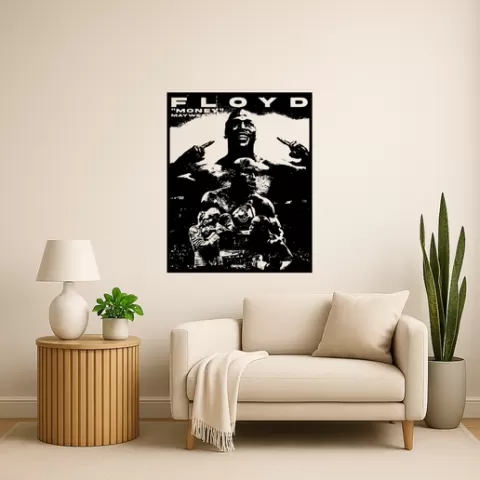 Floyd Mayweather Jr Floyd Mayweather Jr Floyd Mayweather Jr Boxing Glo Wall Art Framed