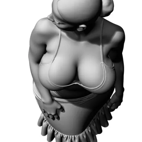 Urban Street Fighter – Stylized 3D Character lady wife spicy womwn