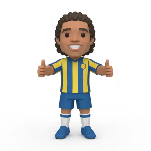 Ronaldinho, football, soccer, player, athlete, sport, goal, dribble, striker, jersey, collectible