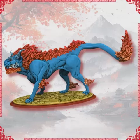 Foo Lion Demon by MiniaturesCraze