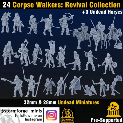 Corpse Walkers: Revival Collection by Stormforge Miniatures