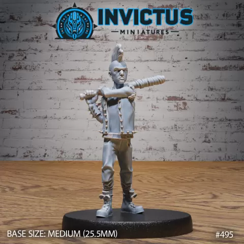 Punk / Cyberpunk Fighter / Smuggler Alien / Galactic Pirate / Space Bandit / Cosmic War / Star Battle Army / Humanoid Corsair / Sci-Fi Encounter by Epic-Miniatures