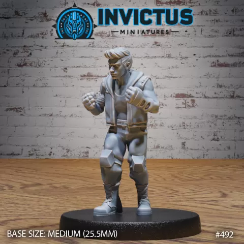 City Thug / Cyberpunk Criminal Humanoid / Supervillain / Galactic Pirate / Space Bandit / Cosmic War Alien / Star Battle Army / Evil Corsair / Sci-Fi Encounter by Epic-Miniatures