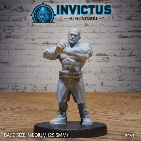 Kickboxer / Martial Art Master / Brave Fighter / Galactic Officer / Space Headhnunter / Cosmic War Alien / Star Battle Army Warrior / Heroic Valiant / Sci-Fi Encounter by Epic-Miniatures