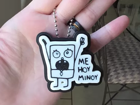 DoodleBob Clicker/Keychain