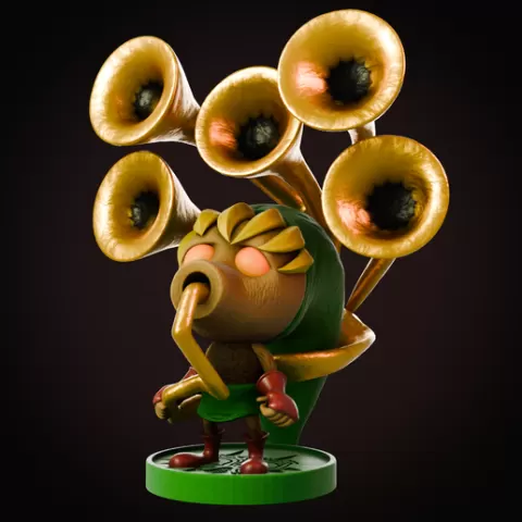 Deku Scrub Link - Zelda Majoras Mask