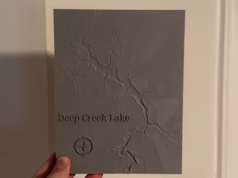 Deep Creek Lake 3D Depth Map