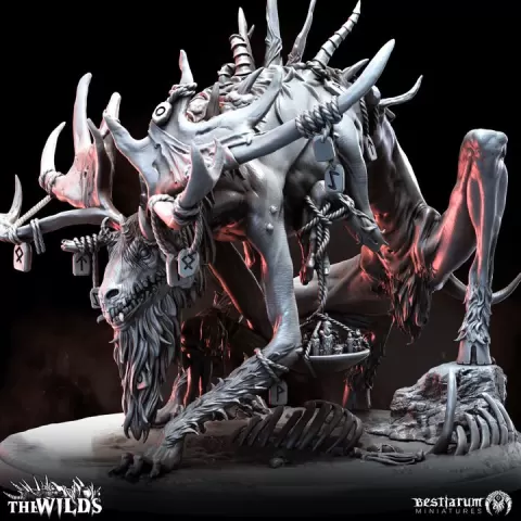 The Woe Stag | Children of Baphomet | Beastmen by Bestiarum Miniatures
