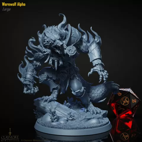 Werewolf Alpha by Claymore Miniatures