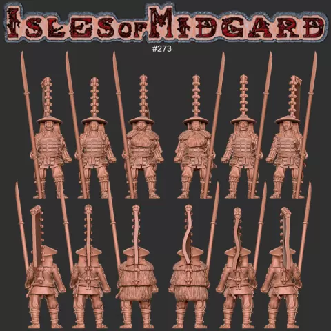 IoM N'Aldaan - Ashigaru - Tatami Armour #01 by Oak Entertainment